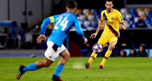 Barcelona rescató un empate de su visita a un aguerrido Napoli