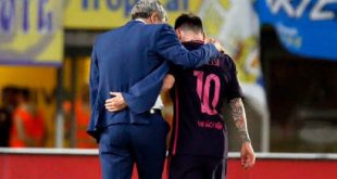 Quique Setién habló sobre el estado físico de Lionel Messi