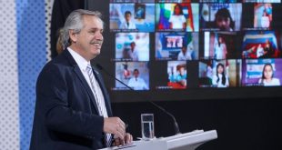 Alberto Fernández encabezó el acto central por el Día de la Bandera en forma virtual