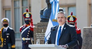 En el acto por San Martín, Alberto criticó a la oposición y resaltó que el país producirá la vacuna para el coronavirus