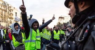 Francia: casi 200 detenidos en el regreso de los “chalecos amarillos” a las calles