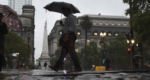 Alerta por lluvias y tormentas para las provincias de la zona centro del país
