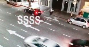 Así se tiró del taxi la novia del periodista deportivo Gastón Edul en San Cristóbal