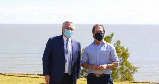 Alberto Fernández viajó a Uruguay y se reunió con Luis Lacalle Pou