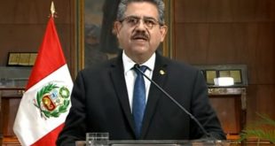 Renunció el presidente transitorio de Perú