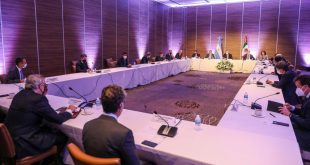 Alberto Fernández se reunió con empresarios en su gira por México