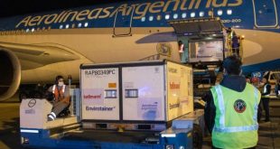 Vacuna contra el coronavirus: ya llegaron a la Argentina casi 6,8 millones de dosis